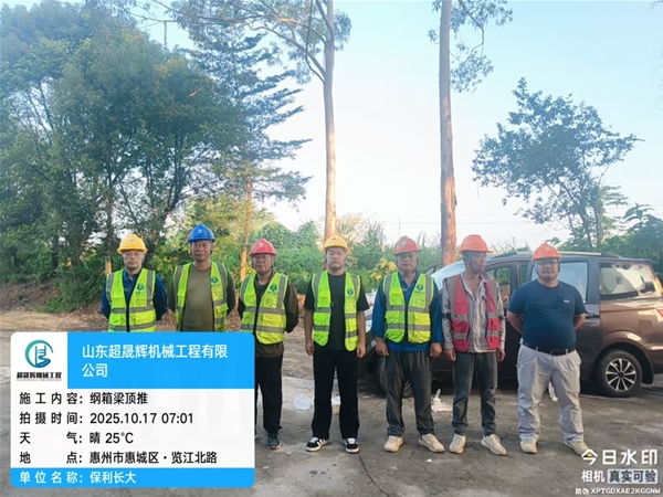 惠霞高速東江特大橋鋼箱梁安裝